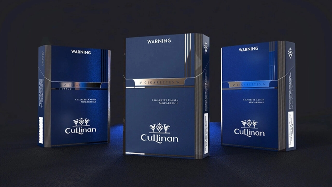 Light Blue Cigarette Box Printing Without Color Inconsistency